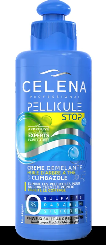 CREME DEMELANTE CELENA 200mL ANTIPELLICULAIRE
SANS SULFATES