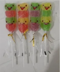 Gélifiés P'tits Coeurs Sucrés x4 
Poids NET 40g
MASTER COLIS = 180
  (6 Boites de 30)