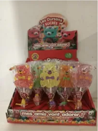 Gélifiés OURSON Sucré 
Poids NET 30g
MASTER COLIS = 128  
(4 Boites de 32)