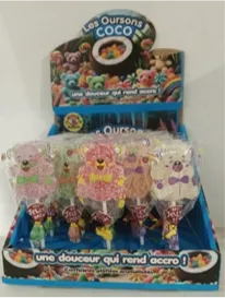 Gélifiés OURSON COCO
Poids NET 30g
 MASTER COLIS = 128  
(4 Boites de 32)