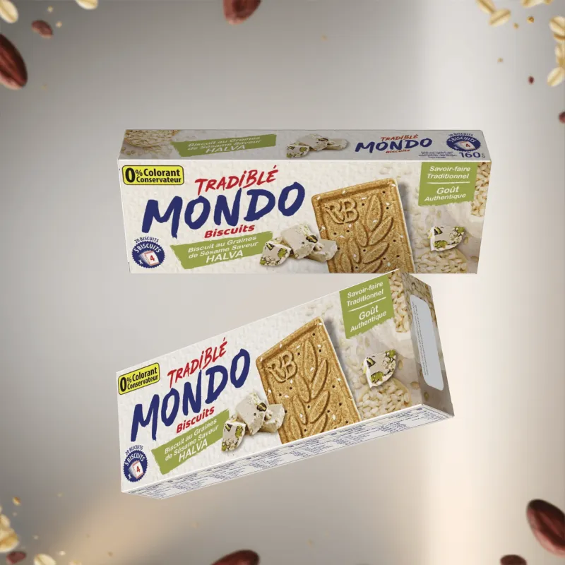 MONDO Biscuits aux Graines de Sésame Saveur CHAMIA 160g