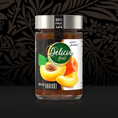 Délicia Confiture d'Abricot 60% Fruit 380g