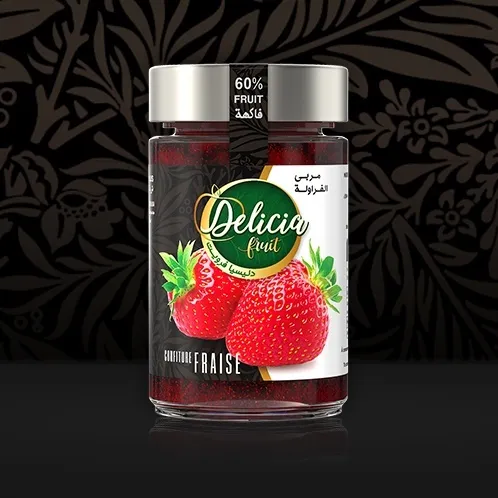 Délicia Confiture de Fraise 60% Fruit 380g