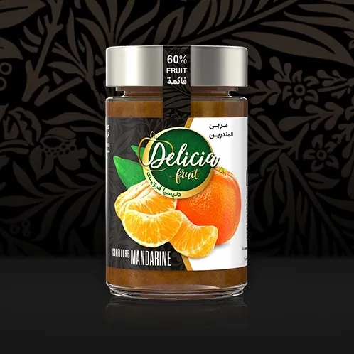 Délicia Confiture de Mandarine 60% Fruit 380g
