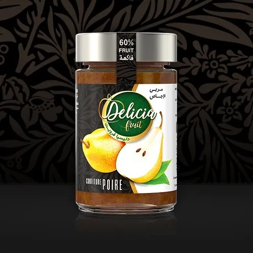 Délicia Confiture de Poire 60% Fruit 380g