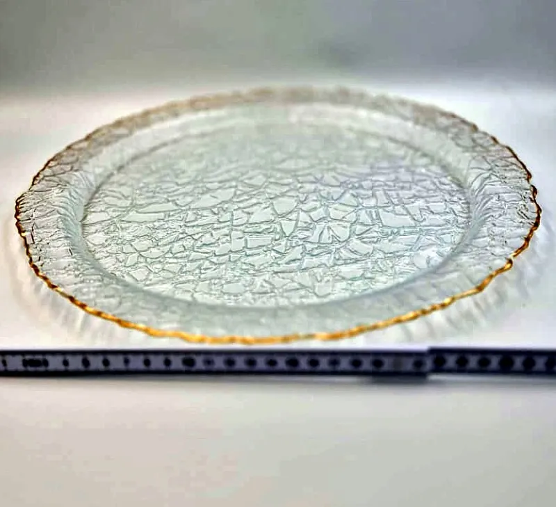 Plat à TARTE en VERRE