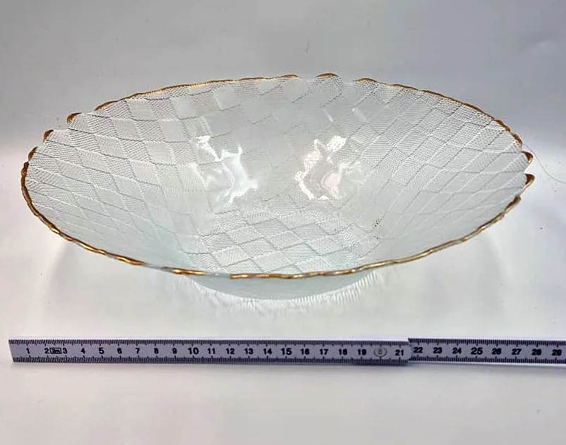 Coupe à fruit RONDE en VERRE