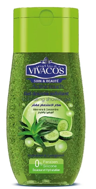 GEL DOUCHE EXFOLIANT  ALEO VERA CONCOMBRE 250mL