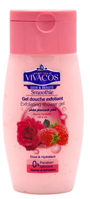 GEL DOUCHE EXFOLIANT ROSE FRAMBOISE 250mL