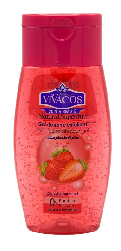 GEL DOUCHE EXFOLIANT FRAISE CRUSH 250mL
