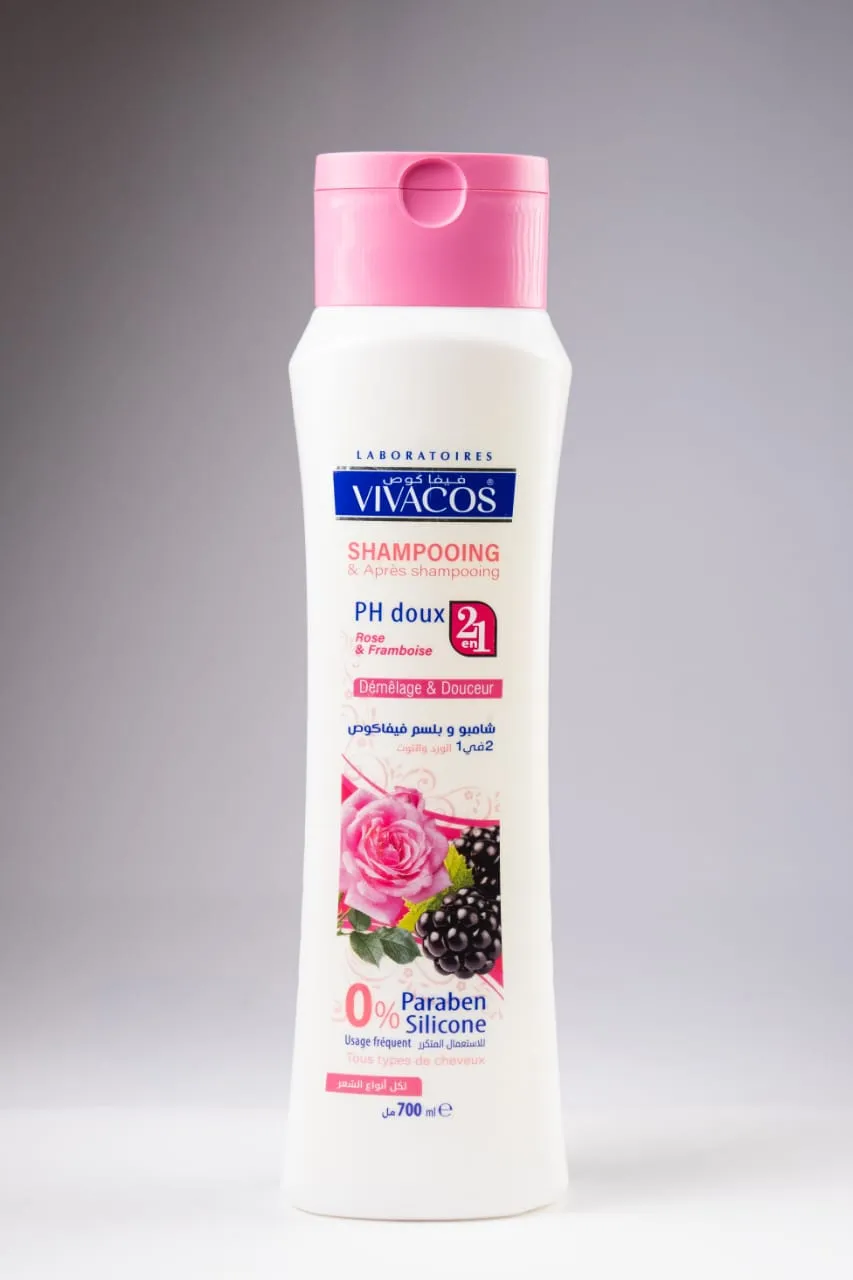 SHAMPOOING 2EN1 250ML ROSE & FRAMBOISE