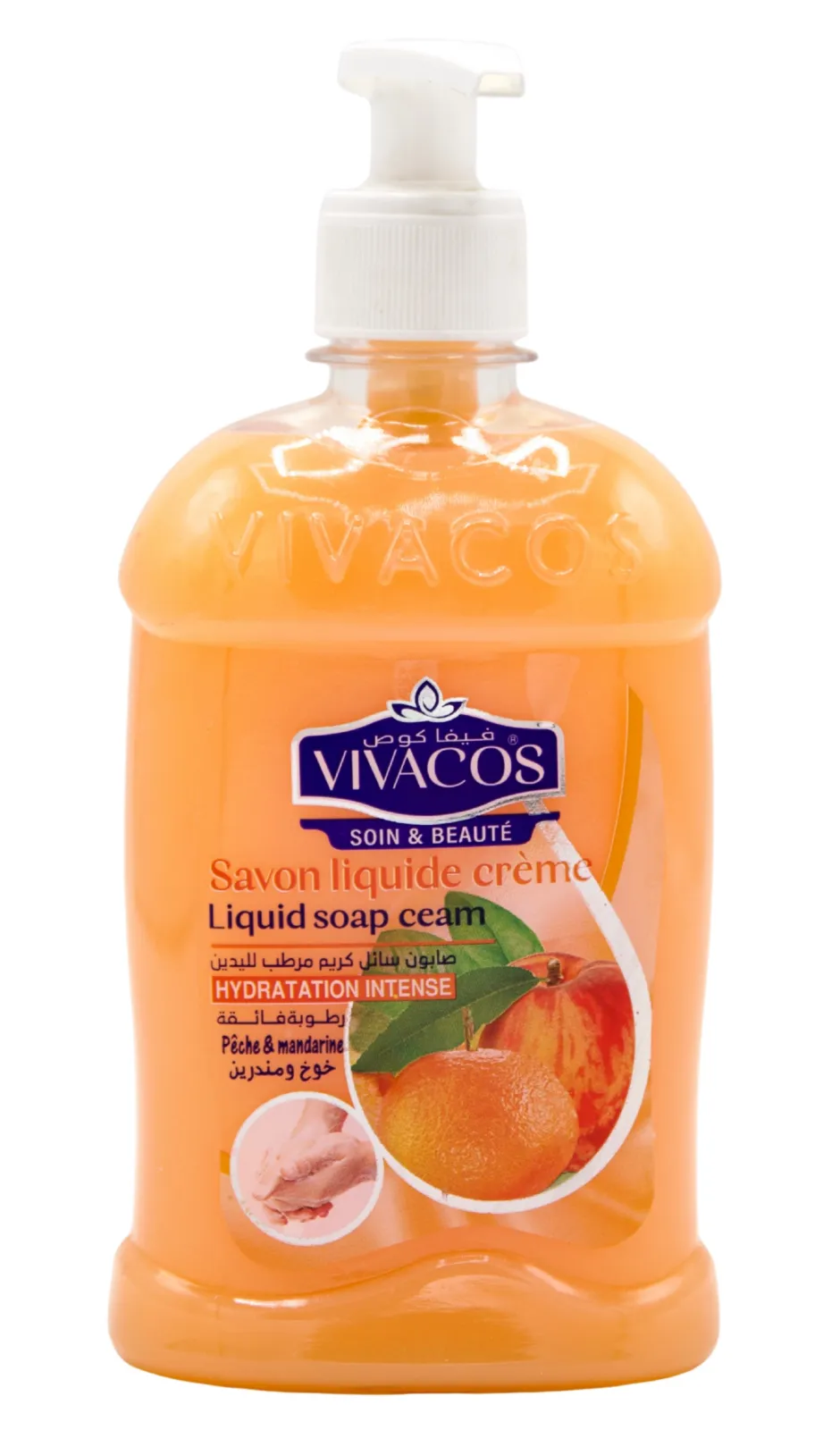 Savon Mains 400mL PECHE MANDARINE