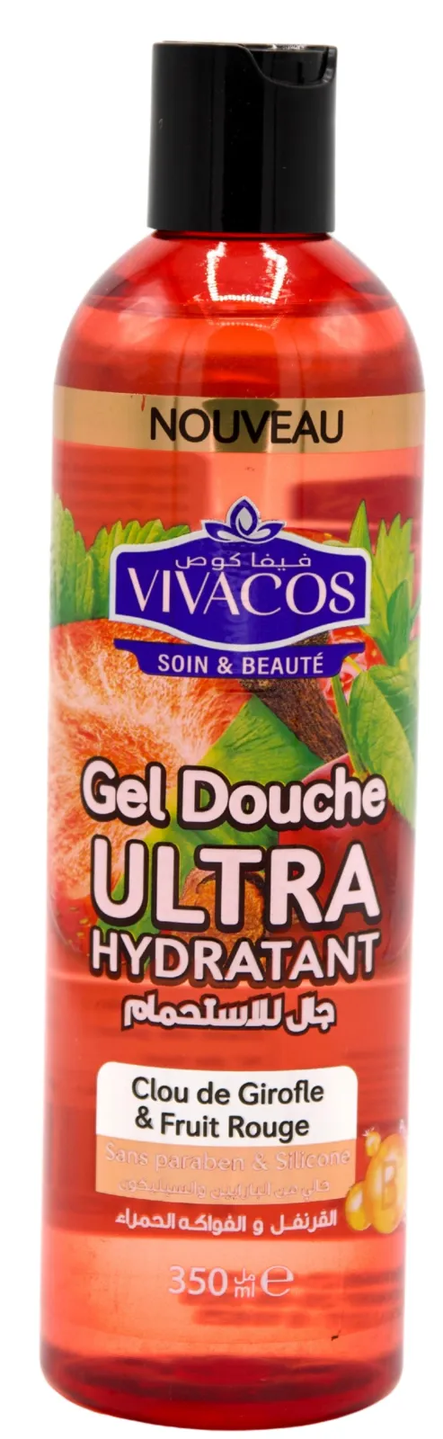 GEL DOUCHE 350mL ULTRA CLOU DE GIROFLE FRUITS ROUGES