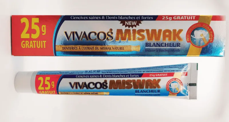 DENTIFRICE MISWAK BLANCHEUR 75+25 = 100g