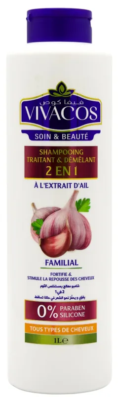 SHAMPOOING 2EN1 A L'EXTRAIT D'Aïl 1L