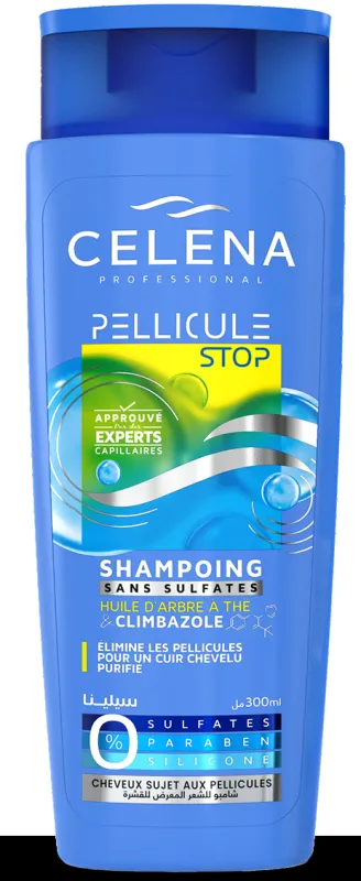 SHAMPO CELENA 300mL ANTIPELLICULAIRE
SANS SULFATES