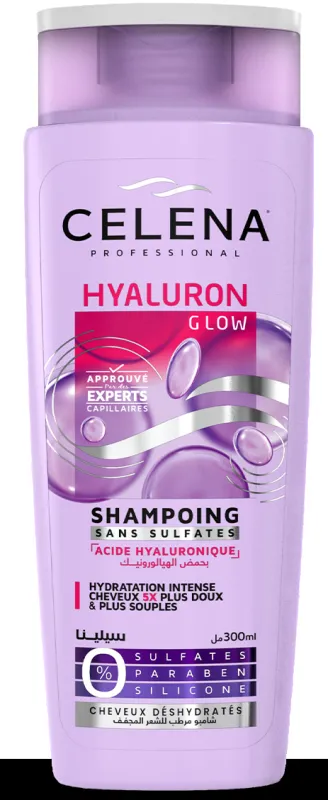 SHAMPO CELENA 300mL ACIDE HYALURONIQUE
SANS SULFATES