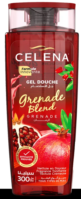 Gel Douche CELENA 300mL GRENAD BLEND