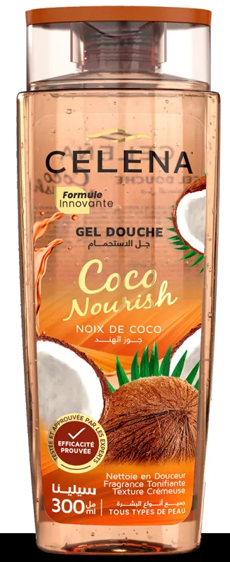 Gel Douche CELENA 300mL COCO NOURICH