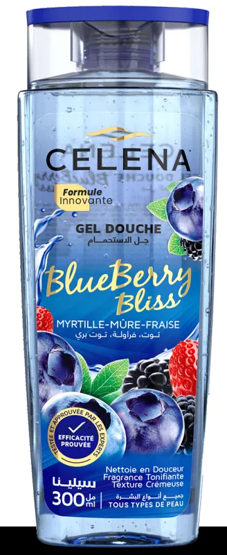 Gel Douche CELENA 300mL BLEU BRIE BLISS