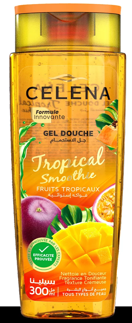 Gel Douche CELENA 300mL TROPICAL SMOOTHIE