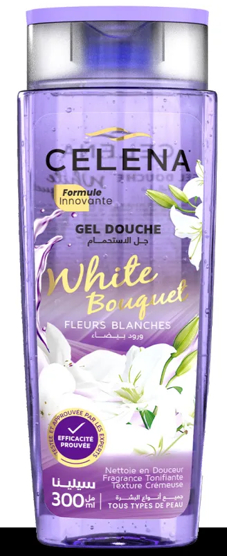 Gel Douche CELENA 300mL WHITE BOUQUET