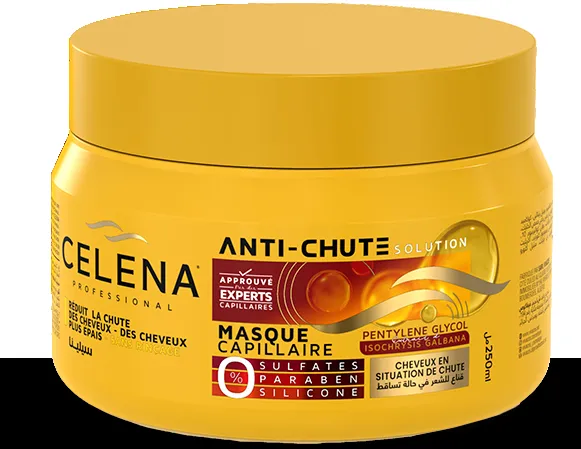 MASQUE CELENA 250mL ANTI CHUTE
SANS SULFATES