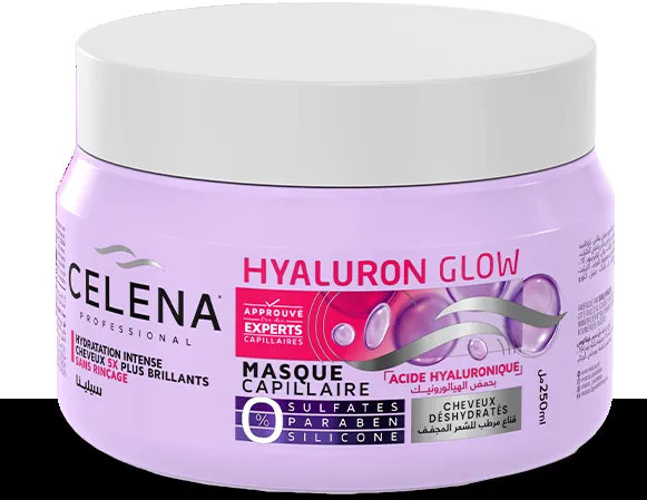 MASQUE CELENA 250mL ACIDE HYALURONIQUE
SANS SULFATES