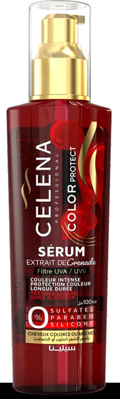 SERUM CELENA 100mL CHEVEUX COLORES 
SANS SULFATES