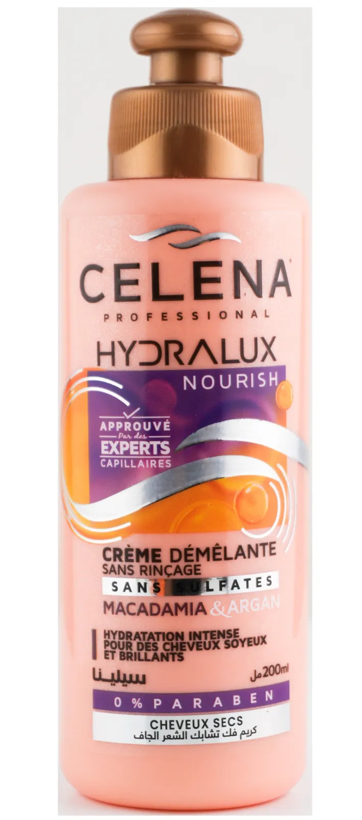 CREME DEMELANTE CELENA 200mL CHEVEUX SECS
SANS SULFATES