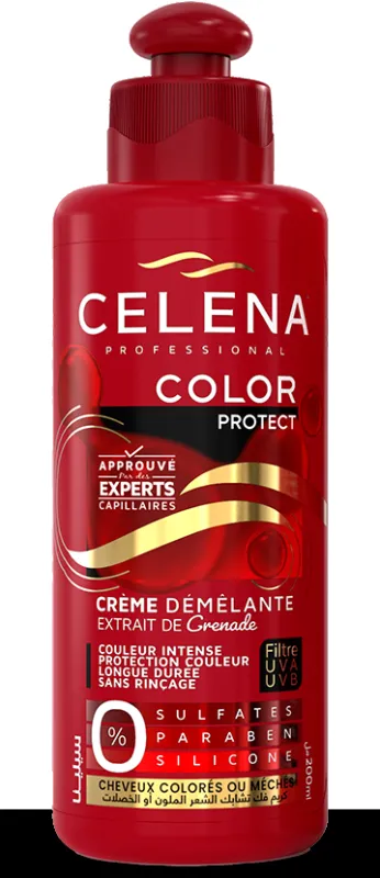 CREME DEMELANTE CELENA 200mL CHEVEUX COLORES
SANS SULFATES